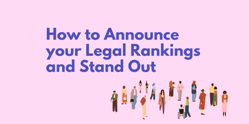 How to Announce Your Legal Rankings and Actually Stand Out